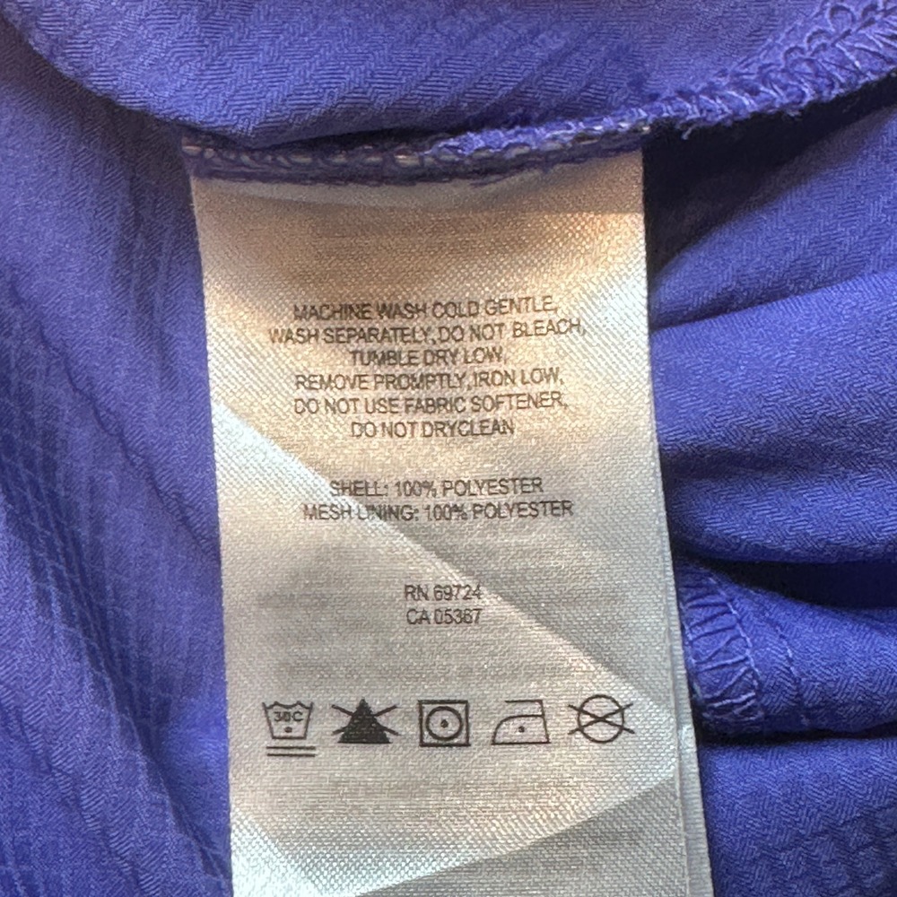 Columbia Shirt Womens XL Blue Silver Ridge Long Sleeve Omni-Shade Hiking Top - Picture 4 of 10